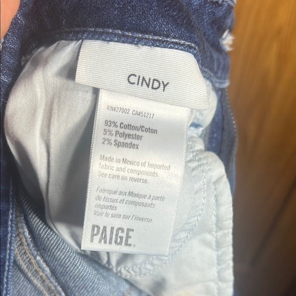 PAIGE Blue Skinny Jeans Sleek Fit - Picture 8 of 9
